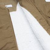 Z.A.R.A Premium Cotton Twill Fur Jacket (Khaki)